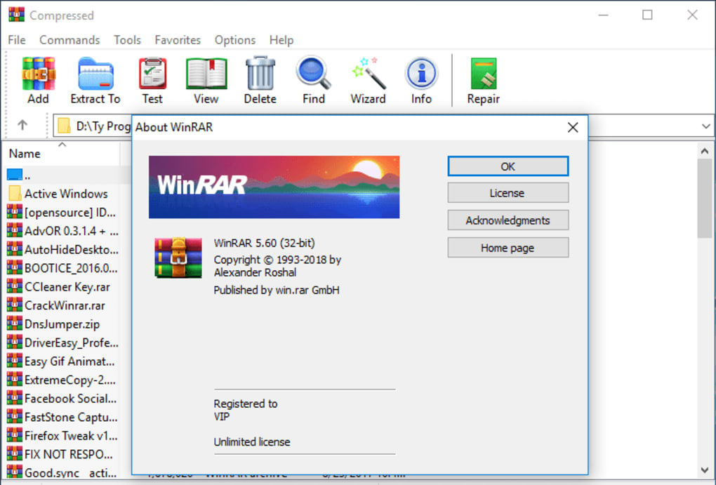 تحميل برنامج فك الضغط winrar للكمبيوتر