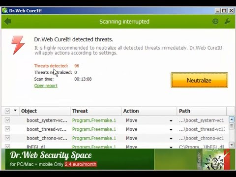 تحميل برنامج Dr.Web CureIt للكمبيوتر
