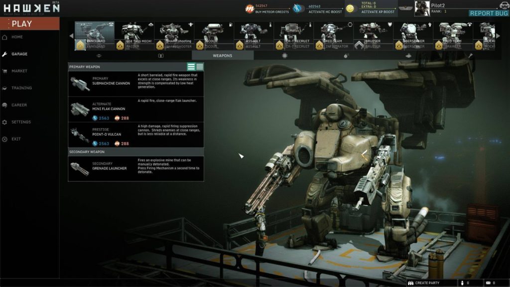 مميزات لعبة Hawken